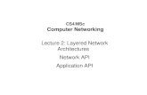 CS4/MSc Computer Networking · • Each ISP (residential ISP, company, university) has one. – Also called “default name server” • When a host makes a DNS query, query is sent