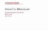 Toshiba User's Manuals.productreview.com.au/products/manuals/318862_569ef9c090b12.… · TOSHIBA Corporation could void your authority to operate this equipment. This Class B digital