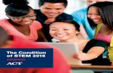 The Condition of STEM 2016—Arkansas - ACTThe Condition of STEM 2016 ACT has been a leader in measuring college and career readiness trends for over 55 years. Each August, ACT releases