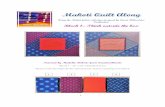 Using the Makoti fabric collection designed by …...Using the Makoti fabric collection designed by Stuart Hillard for Craftcotton Block 1– Think outside the box Tutorial by Michelle