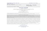 TITLE PAGE - ShippingMyCar.com · 2018-07-15 · cargo for this shipment constitutes final acceptance by Shipper or Consignee of this offer, ... All applicable origin and destination