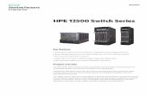 HPE 12500 Switch Series data sheet · • Rapid Ring Protection Protocol (RRPP) Provides fast recovery for ring Ethernet-based topology. Data sheet Page 5 Quality of Service (QoS)