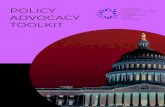 POLICY ADVOCACY TOOLKIT - CAMEO€¦ · Social Media for Advocacy Using social media for advocacy is the process of using online or digital platforms to engage with, inform and mobilize