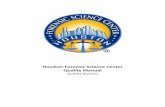 Houston Forensic Science Center Quality Manual · or printed, generated or received by Houston Forensic Science Center, pertaining to a case. category of testing A specific type of