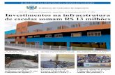Investimentos na infraestrutura de escolas somam …...03 | Diário Oficial do Município de Cachoeiro 04/09/2019 Investimentos na infraestrutura de escolas municipais somam R$ 13