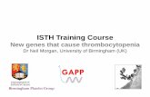 ISTH Training Course · c v. Platelet Aggregation. PAR1 (100µm) ADP (10µm) c v. Collagen (3µg/ml) AA (1mM) Platelet ATP Secretion. PAR1 (100µm) These patients show platelet dysfunction