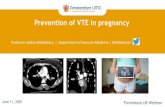 Prevention of VTE in pregnancy Middeldorp...Prevention of VTE in pregnancy Professor Saskia Middeldorp | Department of Vascular Medicine | MiddeldorpS June 11, 2020 ThrombosisUK Webinar.