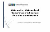 Music Model Cornerstone Assessment...4. Teacher collects the Presentation Preparation Worksheet, Rehearsal Plan Sheets, Peer Feedback Form, and recorded composition. These will be