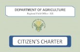 DEPARTMENT OF AGRICULTURErfu12.da.gov.ph/CitizenCharter2018/Citizens Charter 2018... · 2018-08-14 · DE d /v Z (µo.oou v }( Z] uv U ] Zoo Z ]u Ç }v v}( Z u v }]u }À ( u]v }u