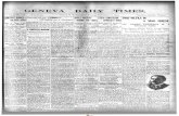 GENEVA DAILY TIMES.fultonhistory.com/Newspaper 11/Geneva NY Daily... · tfr extinguished thirty-five Italian la borers who were in the building were | tftc turned te-deatb.— Suicide