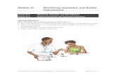 Module 14 Monitoring, Evaluation, and Quality ImprovementADOLESCENT HIV CARE AND TREATMENT – PARTICIPANT MANUAL MODULE 14–1 Module 14 Monitoring, Evaluation, and Quality Improvement