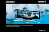 HD Visual Communication Systems · 2018-09-17 · HD Visual Communication Systems Powerful, Compact, and Stylish The PCS-XA80 and PCS-XA55 HD Desktop Visual Communication Systems