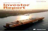 Q1 I 2016 Hapag-Lloyd AG Investor Report · INVESTOR REPORTI Q1 2016 2. SECTOR-SPECIFIC CONDITIONS According to the IMF, the volume of global trade, which is key to the demand for