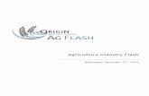 Agriculture Industry Flash - Origin Merchant3 FOOD PROCESSING News Scan On December 9th, Batory Foods announced it is acquiring Polypro International, Inc. (Polypro), a hydrocolloids