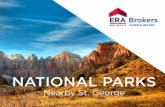 NATIONAL PARKS - Amazon S3 ... Zion National Park 435-772-3256 | 800-869-6635 nps.gov/zion Zion National Park is one of the most scenic destinations in Southern Utah. Zion is towering