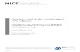 Dyspepsia and gastro-oesophageal reflux · PDF file Dyspepsia and gastro-oesophageal reflux disease Investigation and management of dyspepsia, symptoms suggestive of gastro-oesophageal