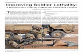 TRAINING NOTES Improving Soldier Lethality · Any training outline concerning machine-gun training would not be complete without discussing the crew drill. The crew drill is the most
