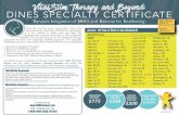 VitalStim Therapy and Beyond: DINES SPECIALTY CERTIFIC ATE€¦ · DINES SPECIALTY CERTIFIC ATE (Dynamic Integration of NMES and Exercise for Swallowing) 2020 VITALSTIM CALENDAR Adult