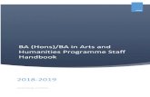 BA (Hons)/BA in Arts and Humanities Programme Staff Handbook · PDF file They are the BA (Hons) in Arts and Humanities (Level 8) and the BA in Arts and Humanities (Level 7). The Level