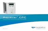 Aquavar CPC - phoenixpumps.com · The Aquavar CPC is a variable frequency drive and pump specific PLC in one compact unit, ... CPC20241 12 3 R2 CPC20311 15.5 5 R2 CPC20461 23 7.5