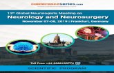 th Global Neurologists Meeting on Neurology and Neurosurgery · Brain Tumours & Neuro Oncology Neuro-Ophthalmology and sleep disorders Neuromuscular and cognitive Disorders Neuroimaging