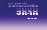 New York City Population Projections by Age/Sex & Borough 2000-2030 … · 2019-06-28 · Brooklyn’s population, which stood at 2,465,000 in 2000, is projected at 2,719,000 in 2030,