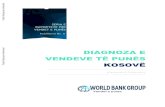 DIAGNOZA E VENDEVE TË PUNËS KOSOVË - World Bank · PAPUNËSIA DHE VENDET E PUNËS: OFERTA DHE KËRKESA E FUQISË PUNËTORE NË NJË EKONOMI TË VOGËL, TË MBYLLUR Firmat mikro