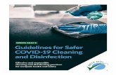 Green Seal's Guidelines for Safer COVID-19 Cleaning and ... · This Green Seal document summarizes five cleaning and disinfecting best practices to help . prevent the spread of COVID-19: