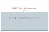 Disadvantaged Business Enterprise Requirements - Wait there's … · 2019-10-23 · DBE Basics. WisDOT Transit October 2019. 2 Disadvantaged Business Enterprise (DBE) provisions apply