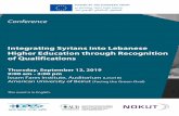 Integrating Syrians into Lebanese Higher Education through ......Sep 12, 2019  · NOKUT FUNDED BY THE EUROPEAN UNION EU REGIONAL TRUST FUND 'MADAD' Title: Integrating Syrians into