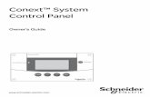 Conext™ System Control Panel - SE Solar€¦ · The SCP requires a Xanbus power supply to operate. Network power is carried by the network cables, and can be supplied by a Conext