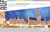 L’AGENCE UNIVERSITAIRE DE LA FRANCOPHONIE …...3 La Direction régionale Europe de l’Ouest de l’Agence universitaire de la Francophonie s’est associée en 2018 à l’effort