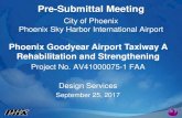 City of Phoenix Phoenix Sky Harbor International Airport · City of Phoenix Phoenix Sky Harbor International Airport Project No. AV41000075-1 FAA Design Services. September 25, 2017.