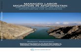 Public Disclosure Authorized MIGRATION IN AFGHANISTAN ...documents.worldbank.org/curated/en/... · opportunities for Afghanistan in GCC countries and even in higher wage labor markets,