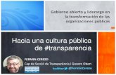 de #transparenciagfw.diputacionalicante.es/repo/rec/942/001 Gobierno y Liderazgo tra… · Mapa mental sobre Transparencia •Pensamos juntos! ¿Cuál es el reto social en materia