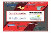 CACO Manufacturing Corporation · 2016-01-27 · TFL-2460 with TRC-32 6. Seat-Table Units Model STF - 2444 Model STF - 2224 Model STF - 3600 Model STF - 3030. sales@solomatic.com