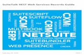 SuiteTalk REST Web Services Records Guide · 2020-03-19 · List of REST Web Services Records 1 List of REST Web Services Records This reference document contains a list of records