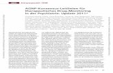 AGNP-Konsensus-Leitlinien für therapeutisches Drug-Monitoring … · 2016-06-28 · Hiemke et al. · AGNP-Konsensus-Leitlinien für TDM in der Psychiatrie: Update 2011 Psychopharmakotherapie