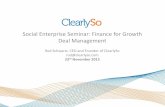 Social Enterprise Seminar: Finance for Growth Deal Management · Our impact business network Network by Industry Number of Organisations Automobiles and parts 16 Business services