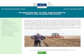 Productivity in EU agriculture · Productivity in EU agriculture 2 1. Introduction For a number of reasons, agricultural productivity increase has gained renewed interest. Productivity