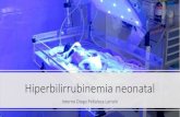Hiperbilirrubinemia neonatal - salud infantilHiperbilirrubinemia neonatal (HN) aumento de los niveles plasmáticos de bilirrubina, que se manifiesta principalmente con ictericia y