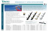 All Product Spec Sheets 2016 · 2016 COK-0024-1 Precision Locking Pin tacomarine.com • Tel: 800.653.8568 • email: info@tacomarine.com PRODUCT SPECIFICATION FEATURES & BENEFITS