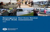 Emergency Services Sector Cyber Risk Assessment · first ESS-wide cyber risk assessment completed under the National Infrastructure Protection Plan (NIPP) framework, and it will inform