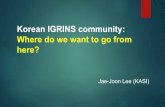 Korean IGRINS community: Where do we want to go from here?kgmt.kasi.re.kr/kgmtscience/igrins/IGRINS_workshop_2017/... · 2017-08-07 · Korean contribution to IGRINS Team Papers 9