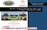 Merfyn Hughes Memorial Rali Llyn - Harlech Motor Clubharlechdmc.co.uk/wp-content/uploads/2020/01/REGS-2020-1.pdfMotorsport Tools Merfyn Hughes Memorial Rali Llyn 2020 Harlech And District