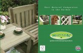 in the Garden · 2015-09-02 · From a robust range of fence panels, through a wide choice of furniture and garden structures, to an array of planters, bird boxes, oak barrels and