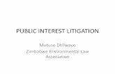 PUBLIC INTEREST LITIGATION - Alternative Mining Indabaaltminingindaba.co.za/wp-content/uploads/2017/02/... · •Complimenting Public Interest Litigation . What is PIL •A legal