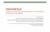 INDONESIA - envIndonesia INDC is a by-product of Indonesia Mitigation Policy (RAN-GRK) Review Process. ... Should encourage policy integration process particularly non-climate policy