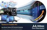 Solutions for Scalable HPC · 2020-01-14 · Leading Supplier of End-to-End Interconnect Solutions MXM Mellanox Messaging ... 3x Increase in VMs per Physical Server Consolidation