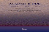 A NALYSIS & PDE · A NALYSIS & PDE msp Volume 8 No. 8 2015 PETER HINTZ AND ANDRÁS VASY ... the framework of Melrose’s[1993]b-pseudodifferential operators on appropriate compactiﬁcations